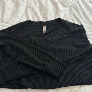 Alo  crop longsleeve ribbed shirt